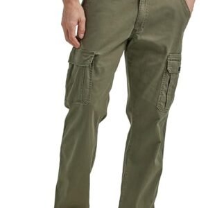 Wrangler Authentics Mens Relaxed Fit Stretch Cargo Pant