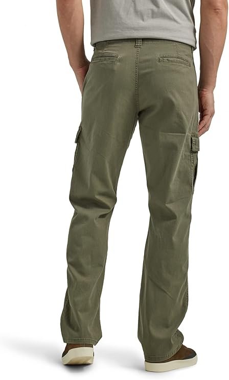Wrangler Authentics Mens Relaxed Fit Stretch Cargo Pant - Image 3