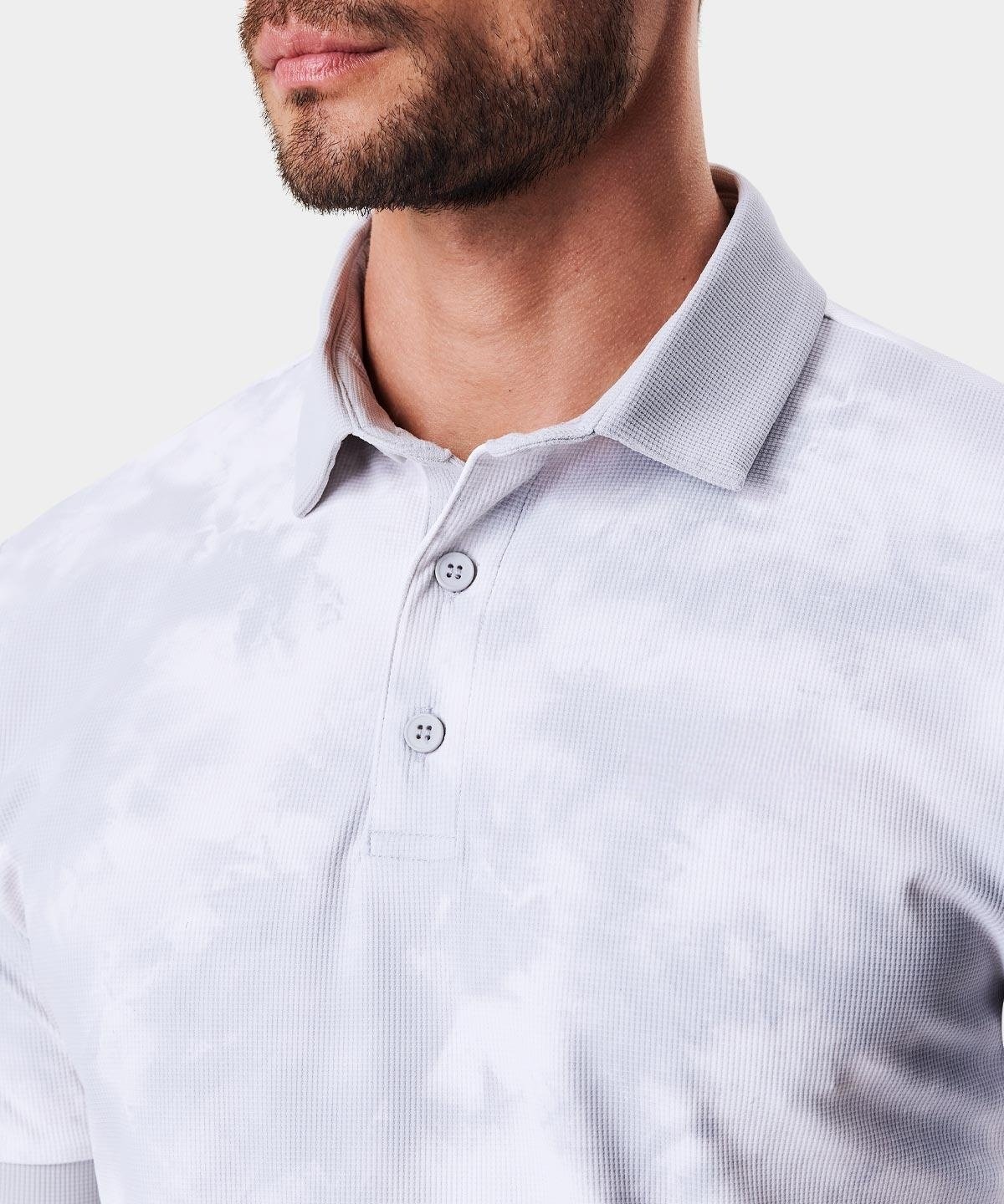 Digital Floral Print Polyester Spandex Performance Top Stylish Sporty Golf Clothing Custom Polo Shirt Golf T Shirts Men - Image 4