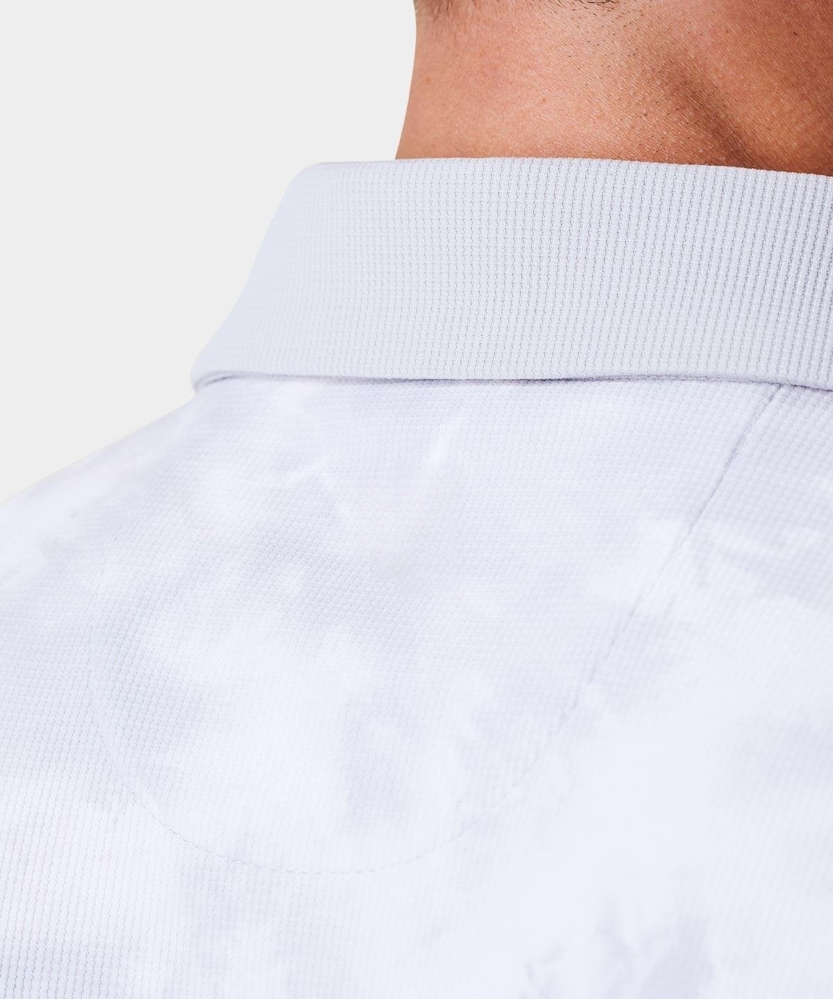 Digital Floral Print Polyester Spandex Performance Top Stylish Sporty Golf Clothing Custom Polo Shirt Golf T Shirts Men - Image 5