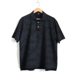 Hot Selling Factory Men's Summer New Fashion Style Dazzling Camouflage Pattern Collared Casual Short-sleeved Shirt Polo Tshirt