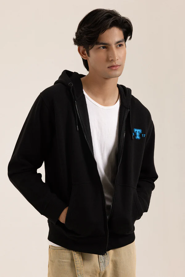 Graphic Zipper Hoodie - Image 6