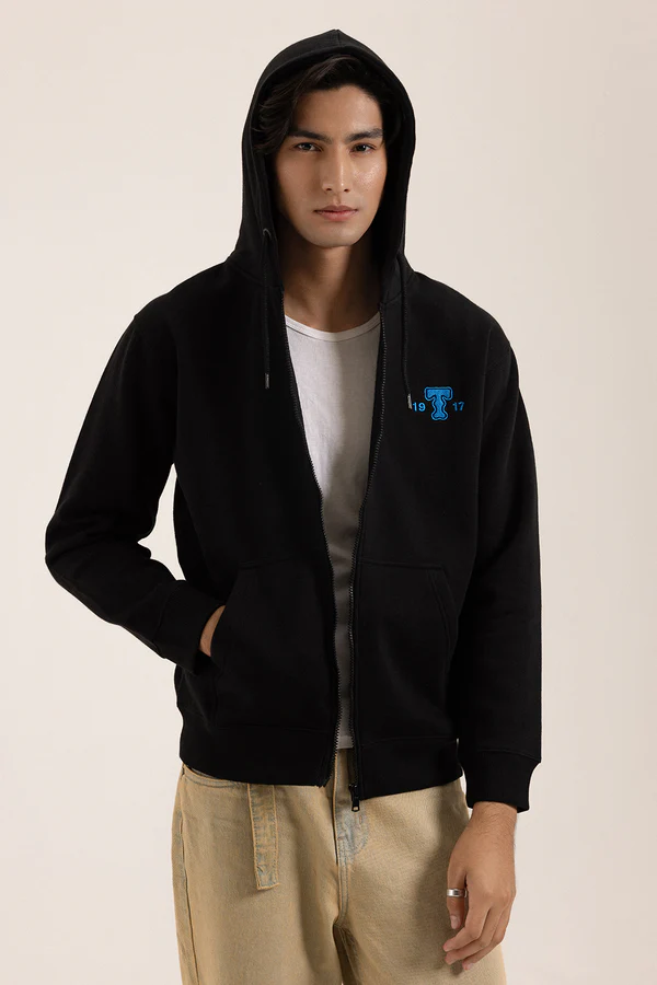 Graphic Zipper Hoodie - Image 7
