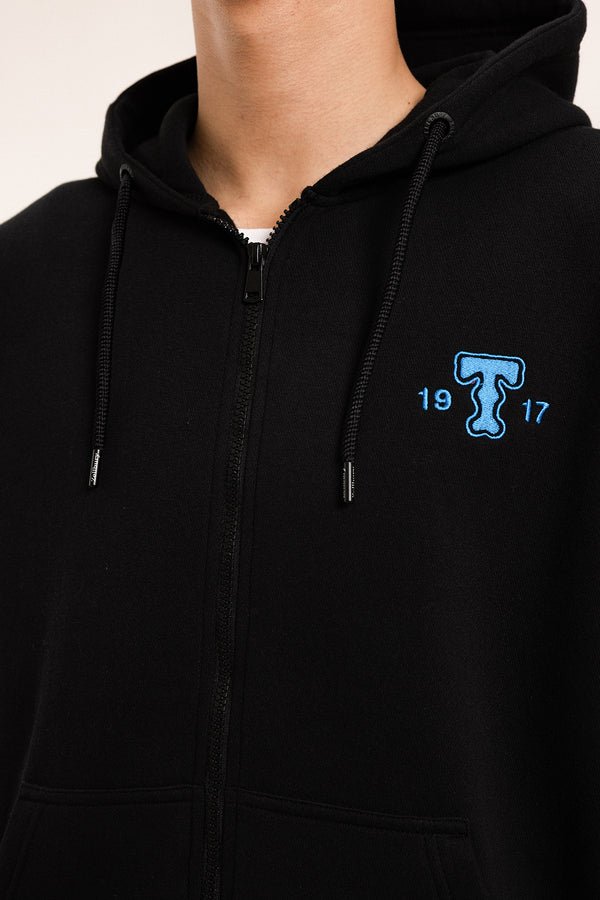 Graphic Zipper Hoodie - Image 3