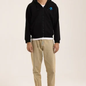 Graphic Zipper Hoodie