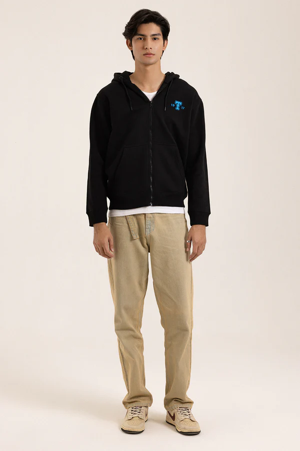 Graphic Zipper Hoodie