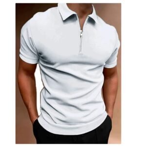 Oem Customized logo DesignMen's Polo Shirt Solid Color Short-sleeved Lapel T-shirt Half Sleeve Top Trend Polo Shirt