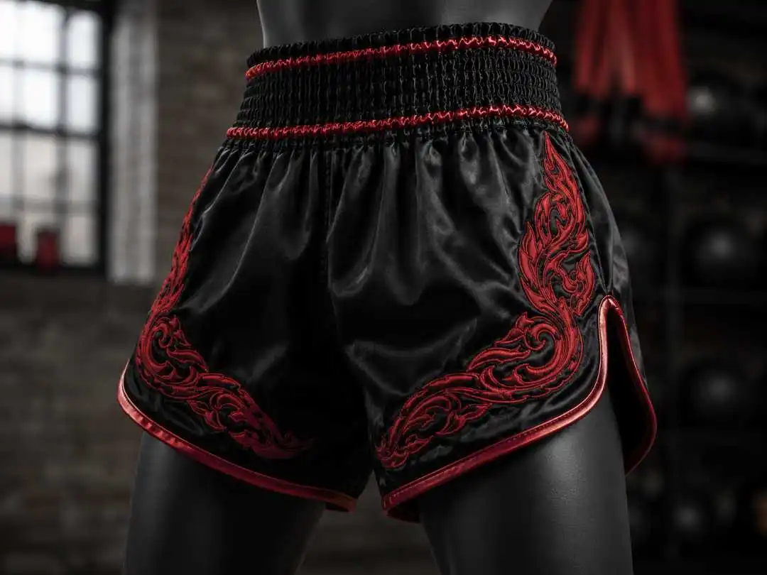 Retro-Cut Muay Thai Shorts