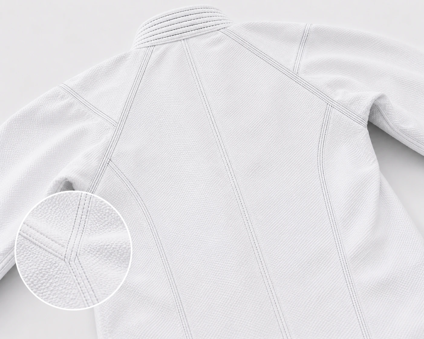 Precision-Cut Panels on a BJJ Gi