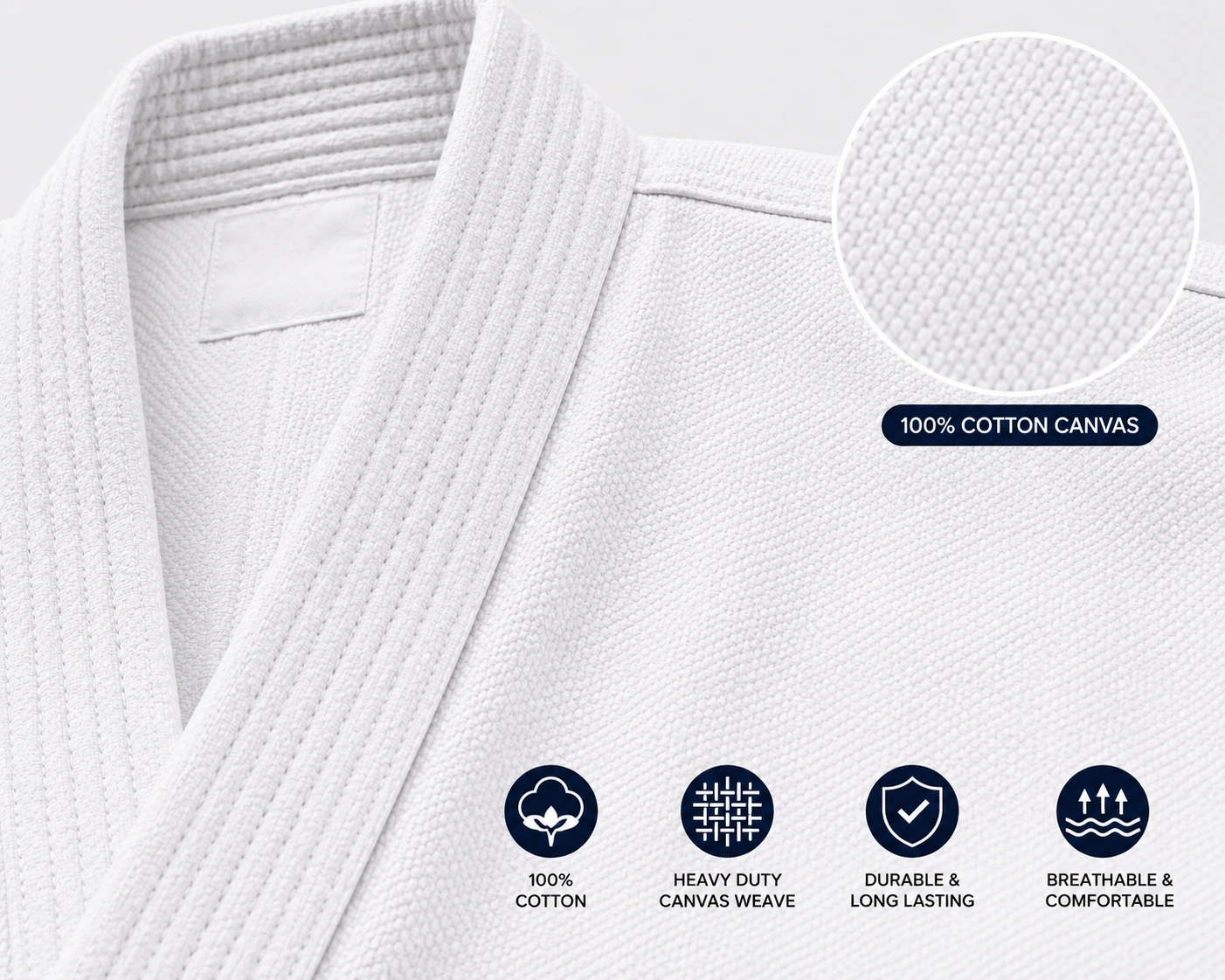 100% Cotton Canvas Karate Gi Fabric