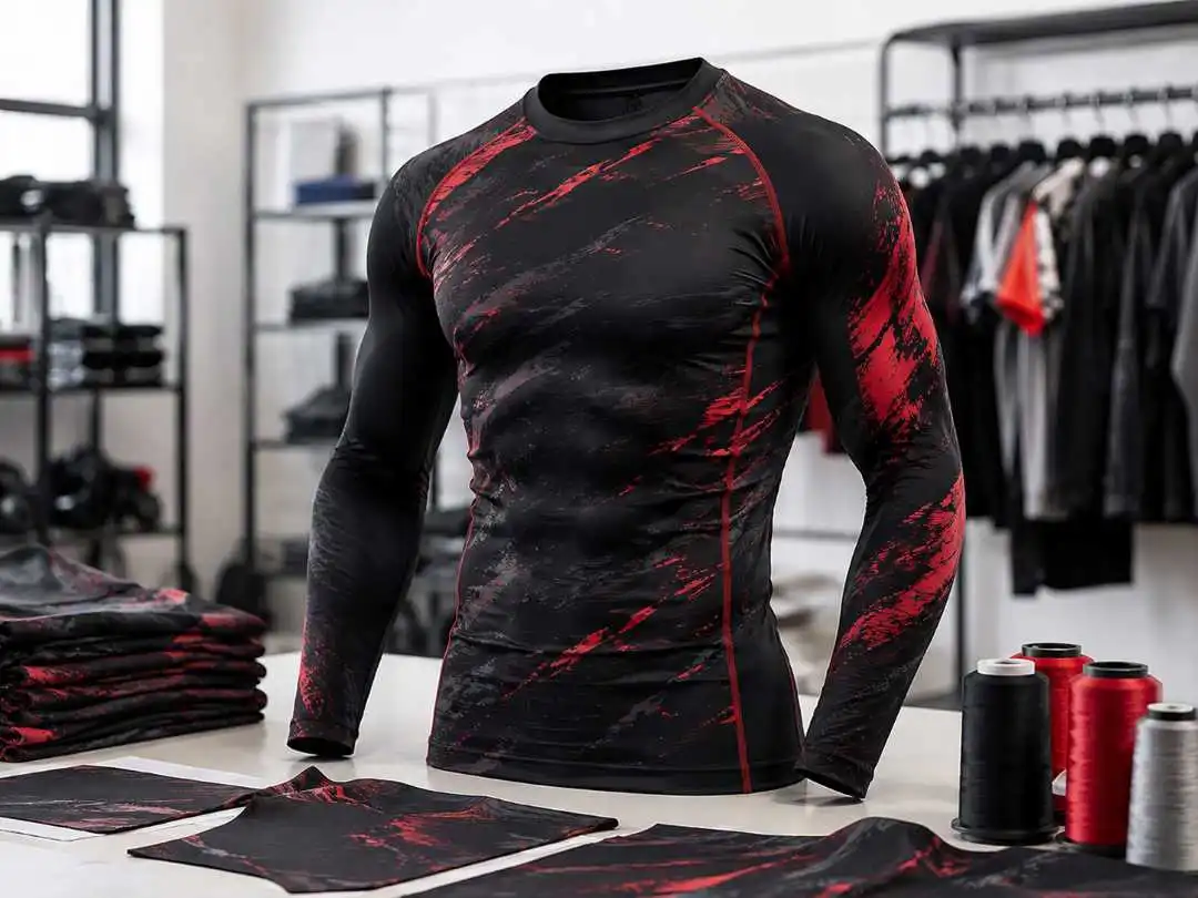 Man rash guard custom