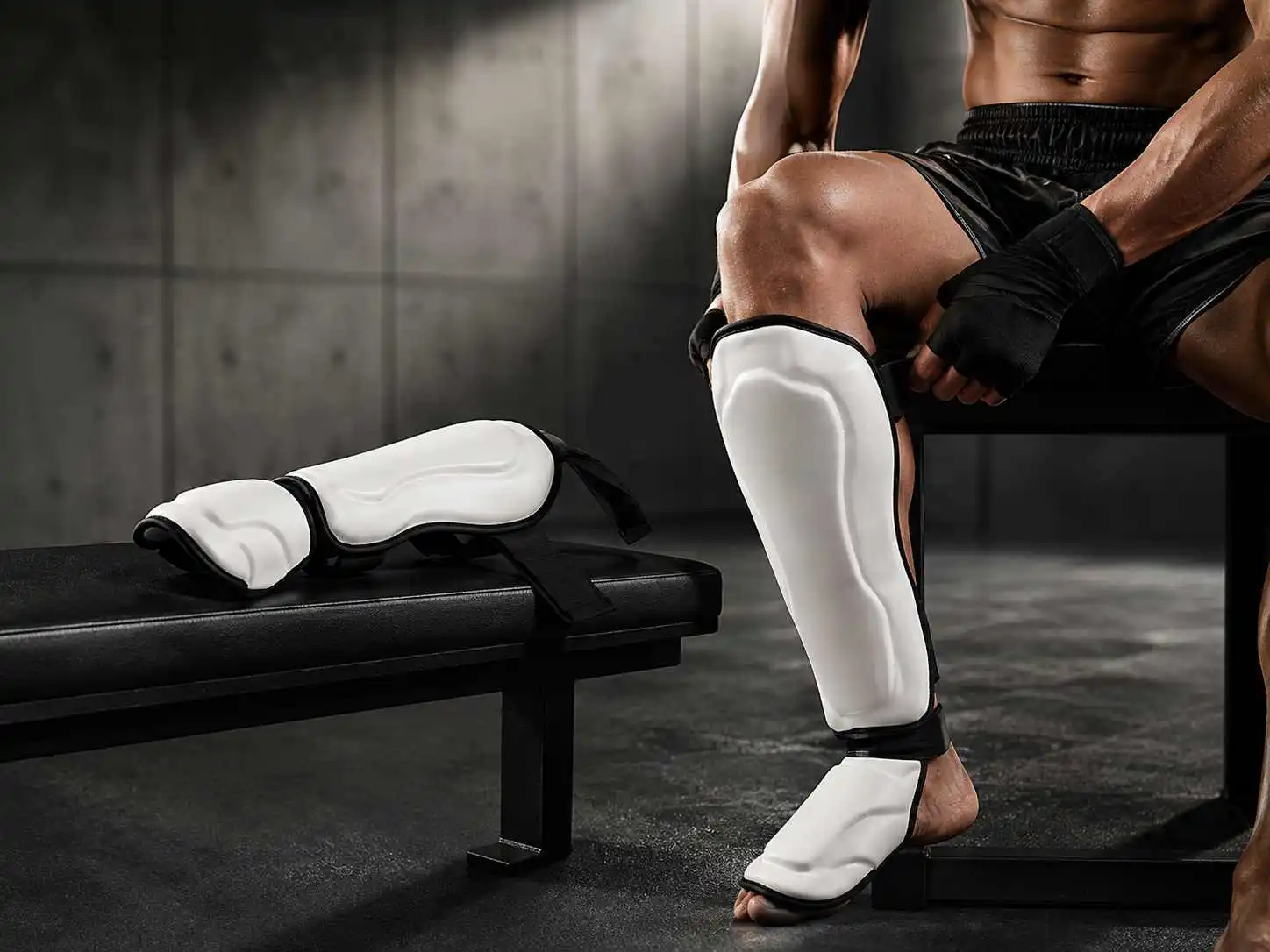 Premium shin guard preparation