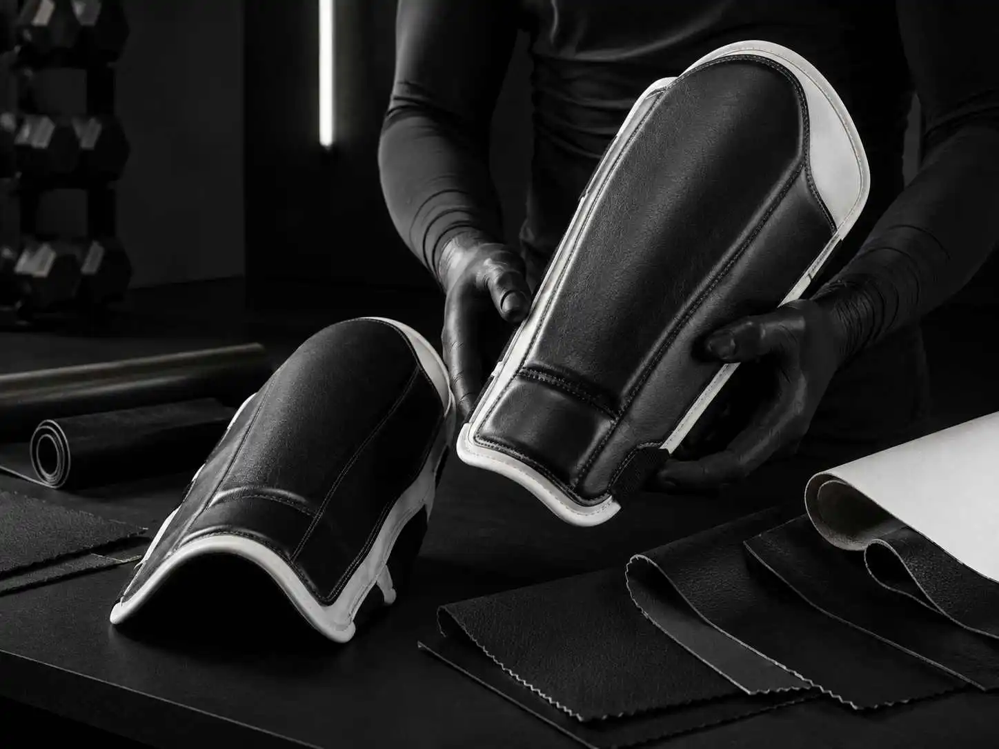 microfibre-leather-shin-guards