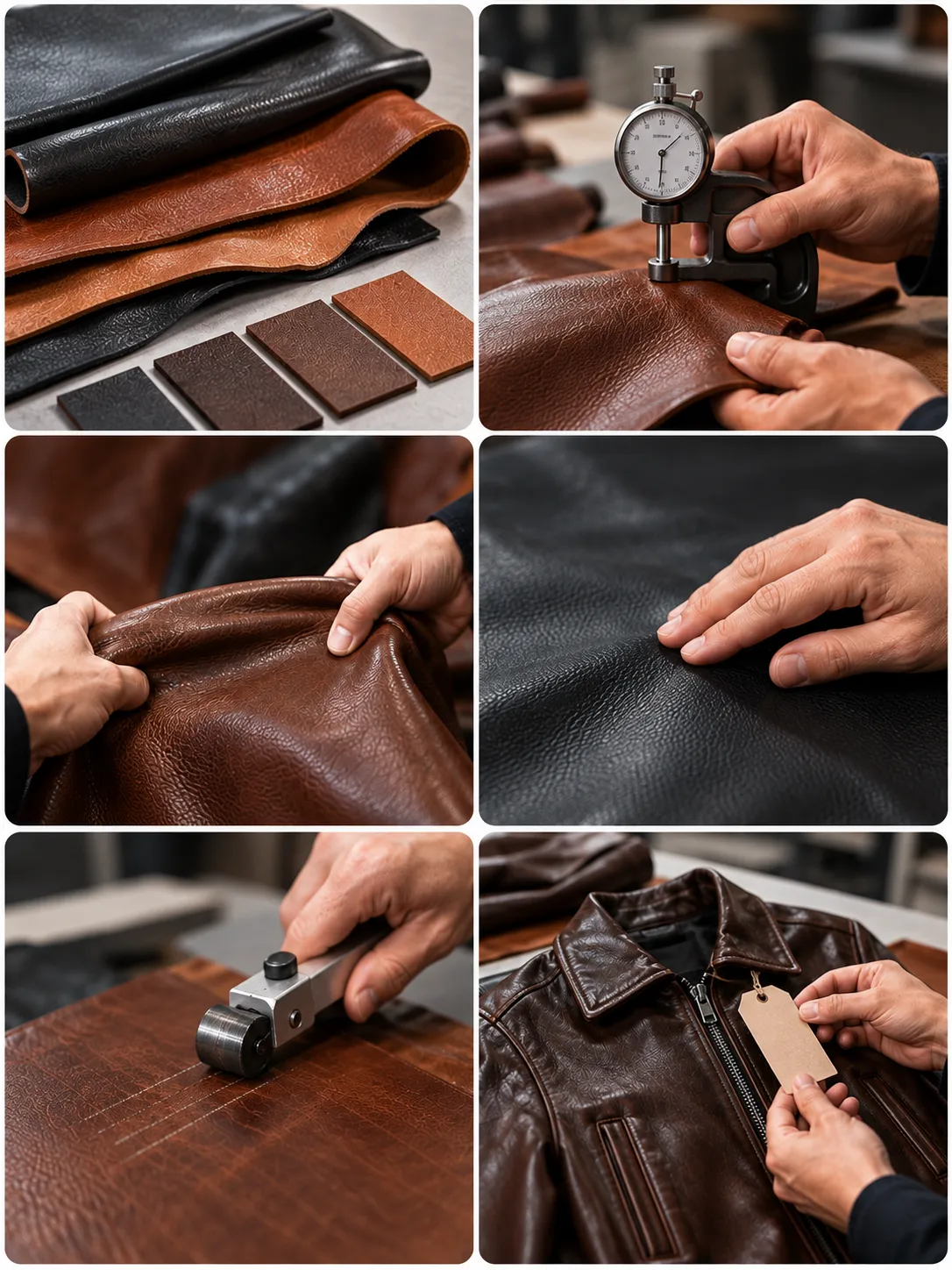 quality check leather